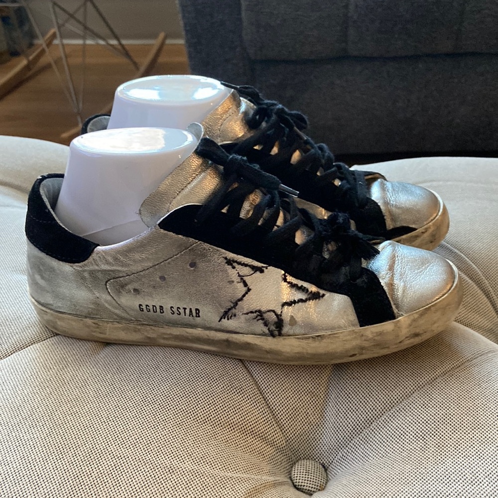 Authentic, golden goose sneakers